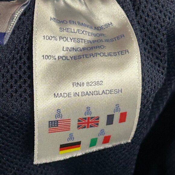 Reebok Boys Size 8 Breakaway Track Pants Snap Legs Elastic Waist Navy GUC - Picture 8 of 11